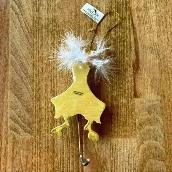 Kurt S. Adler Cat Angel Golfing Christmas Ornament - Picture 3 of 9